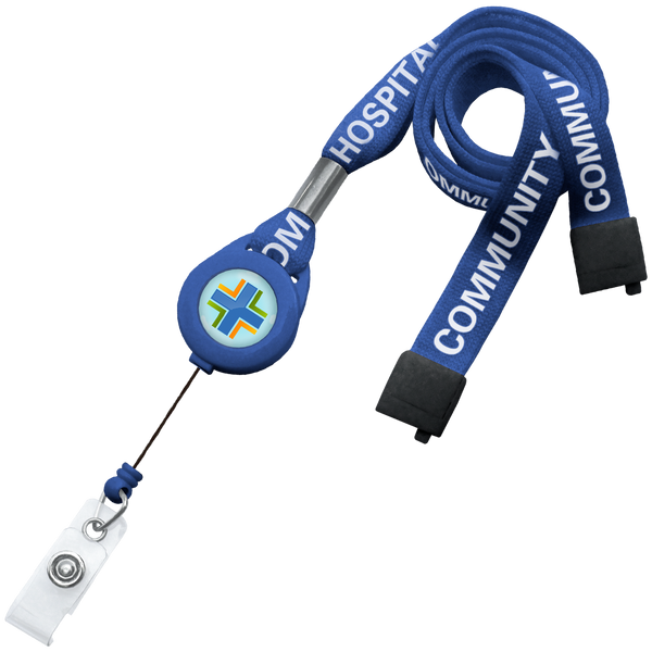Custom Breakaway Lanyard And Custom Badge Reel Combo