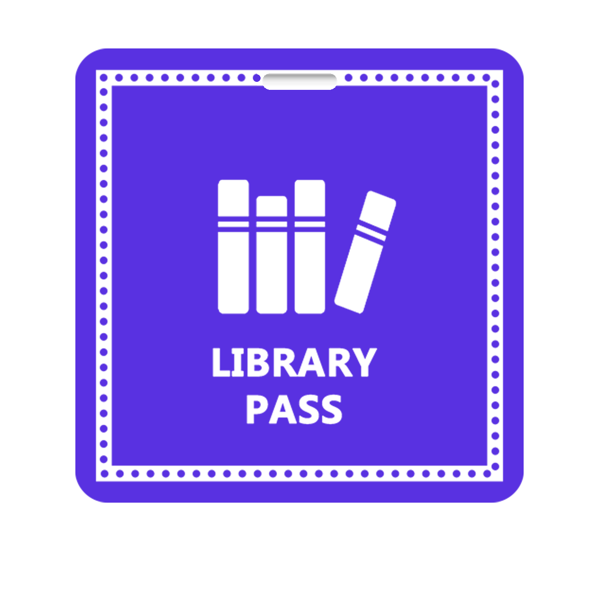 Custom printed laminated event badge
