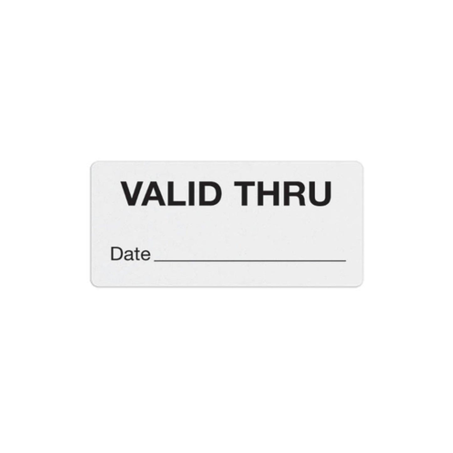 TEMPbadge T6218 TIMEtoken Expiring Label, 7-Day, Handwritten, valid state