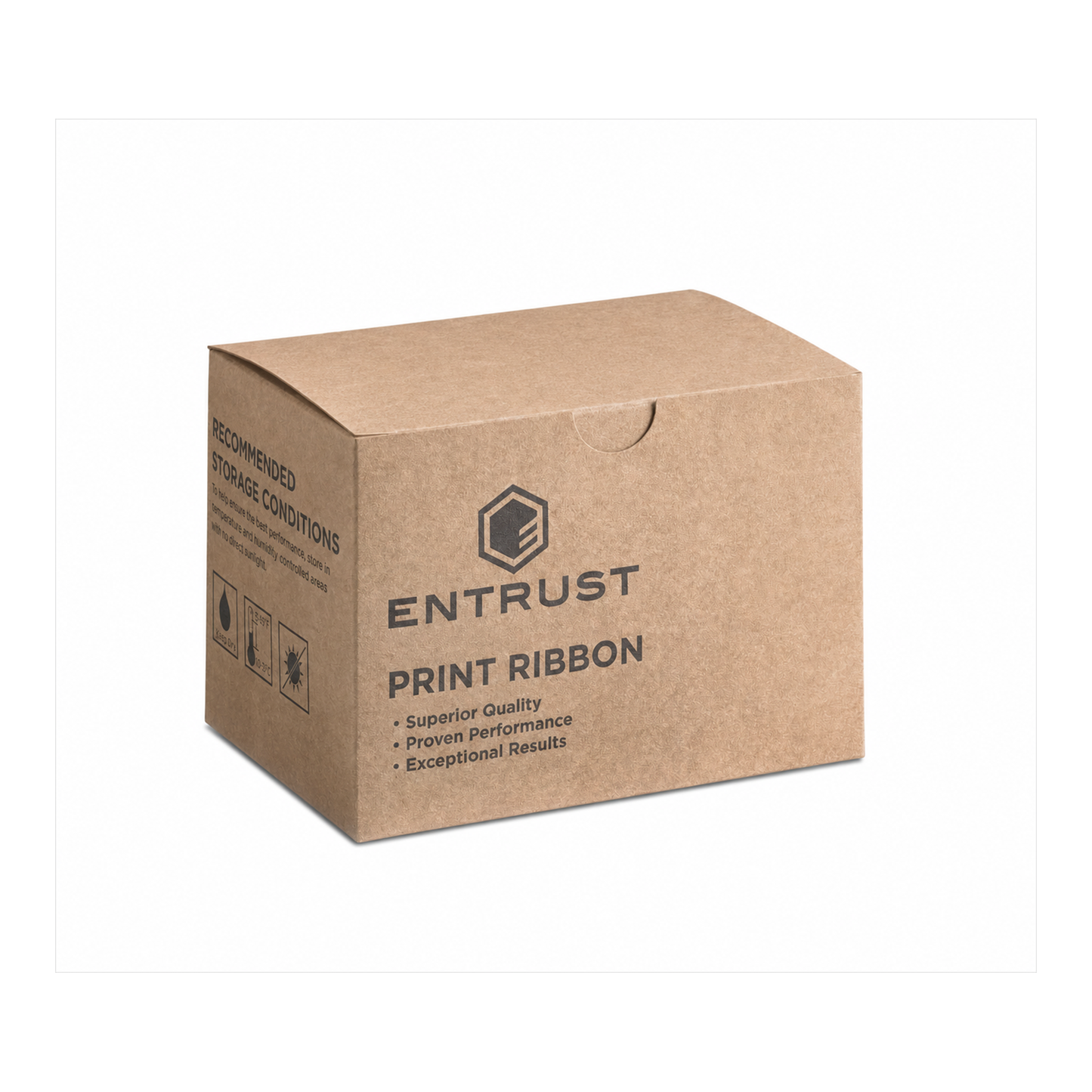 Entrust Sigma print ribbon box on a white background