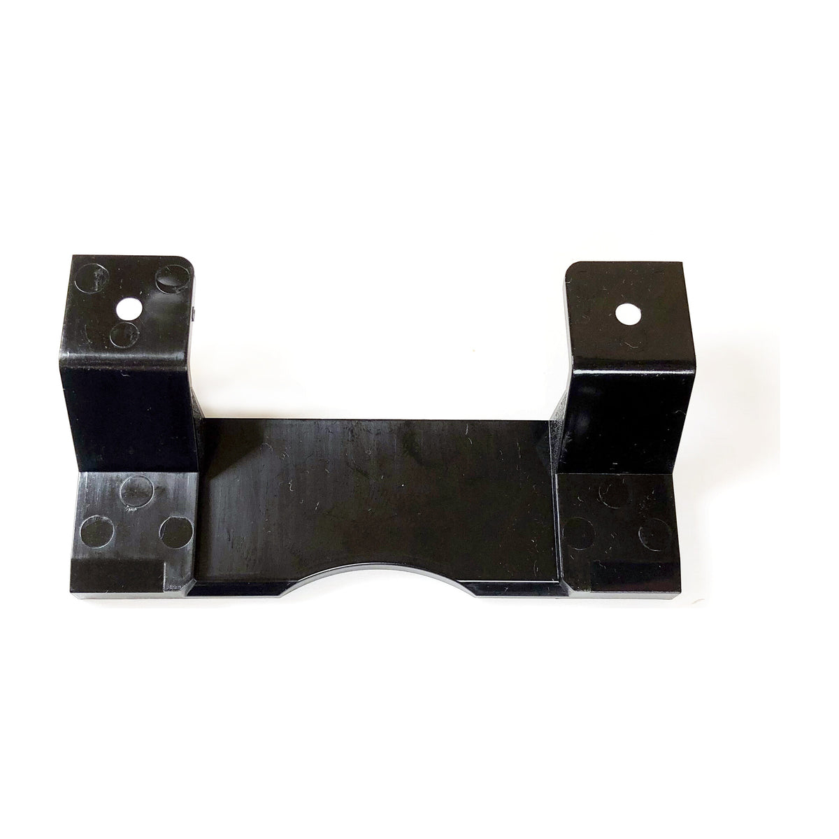 IDP 659929.1 single card exception feeder, a black molded bracket with two mounting posts