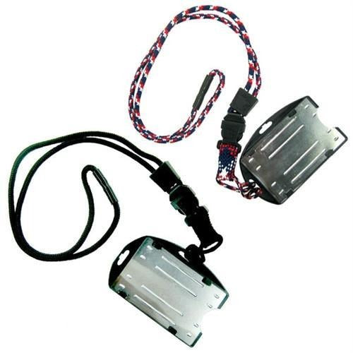 EK Breakaway Lanyard with Detachable Dual Sided RFID Shielded ID Badge Holder (10943) by EK USA