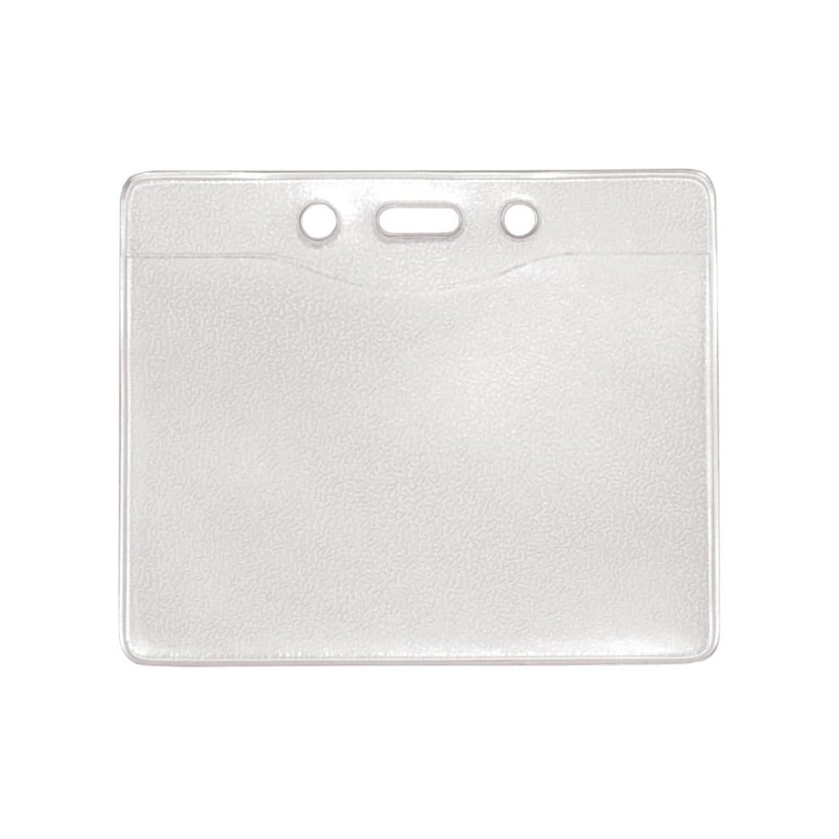 Textured Badge Holder With Slot And Chain Holes (P/N 1815-1000) and more  Clear Vinyl Holders at