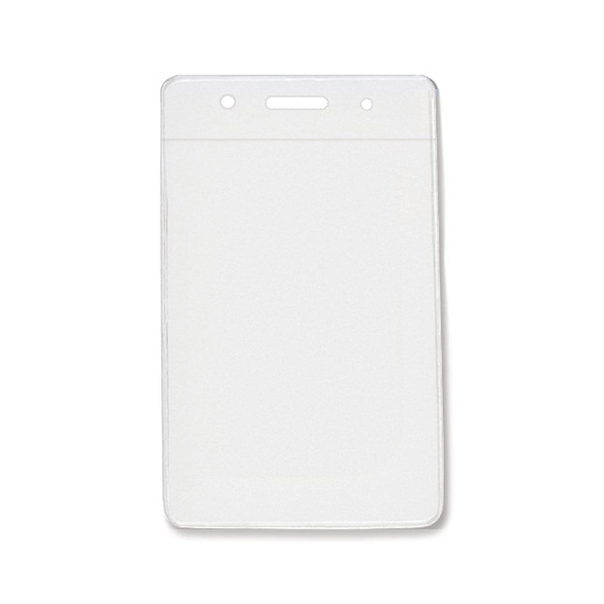 clear id card sleeve protectors Standard Vertical Vinyl ID Badge Holder (1820-1050)
