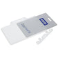 Clear Horizontal Permanent Locking Plastic Card Holder (P/N 1840-6040) 1840-6040