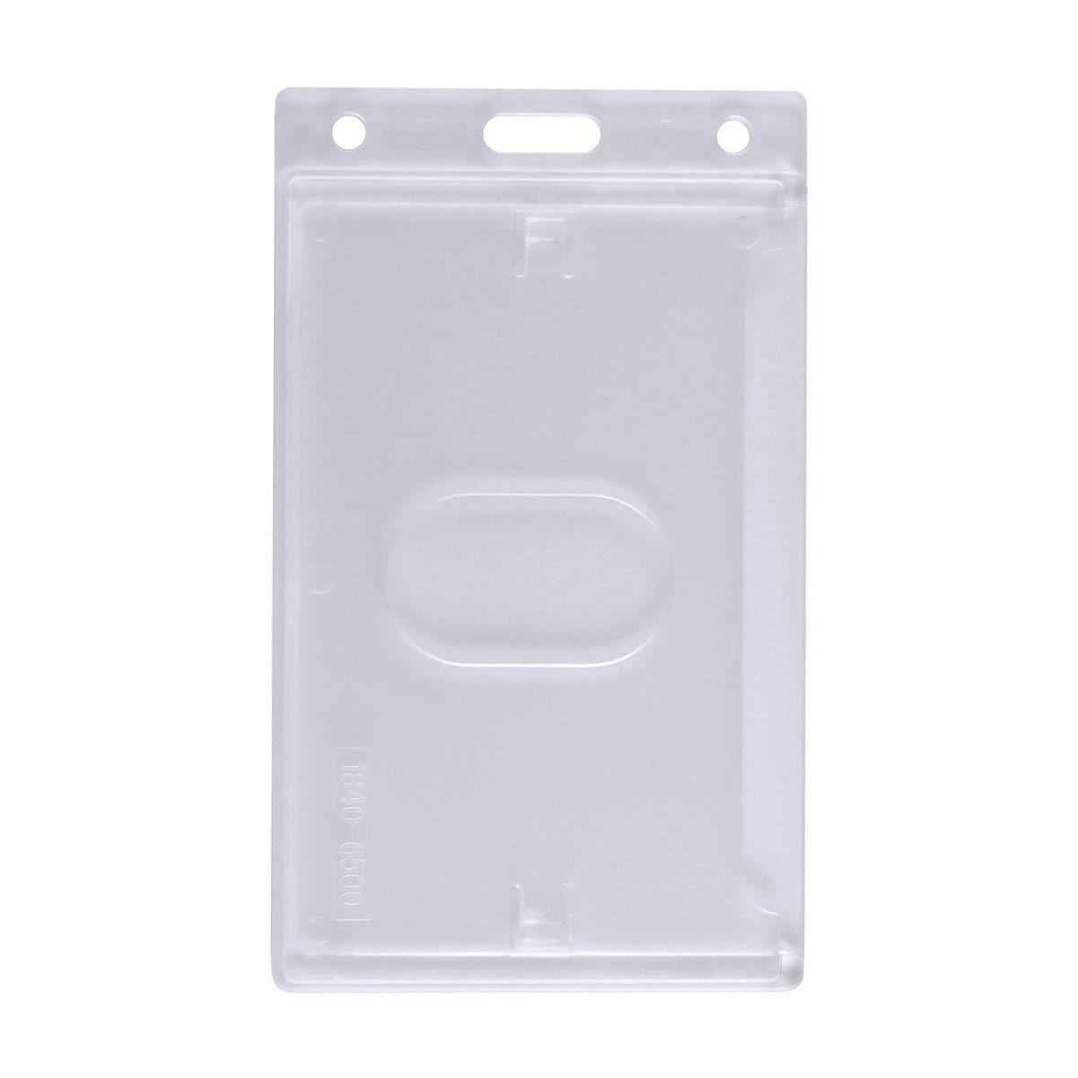 Frosted Vertical Rigid Plastic Card Holder (P/N 1840-6500) 1840-6500