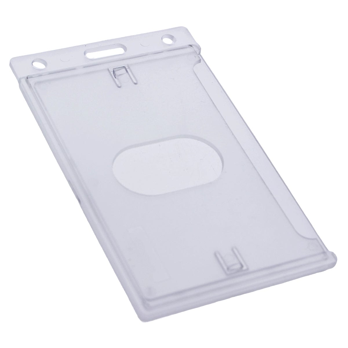 Frosted Vertical Rigid Plastic Card Holder (P/N 1840-6500) 1840-6500