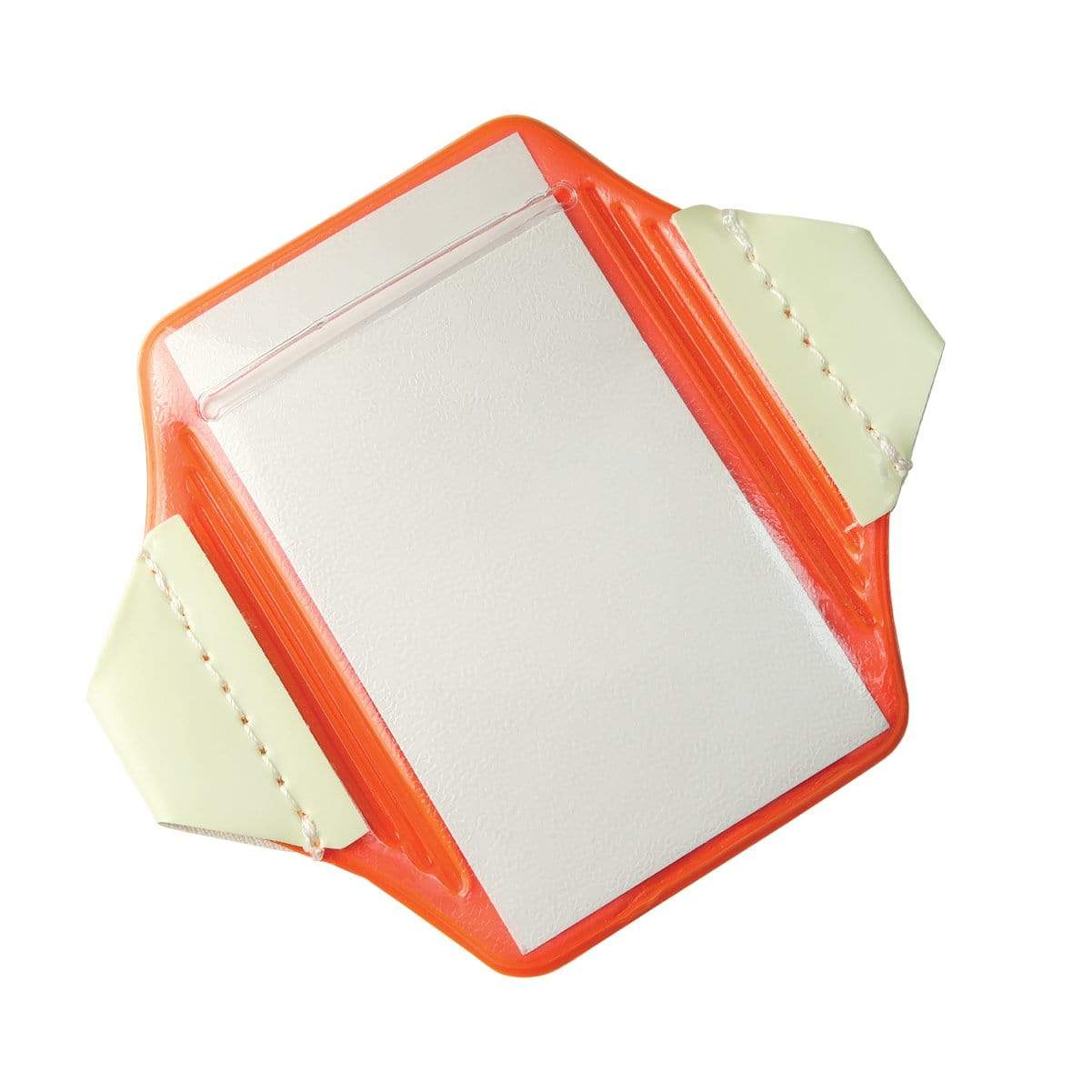 Reflective Bright Orange Arm Badge Holder with Glow-in-the-Dark Tabs and Included Armband 1840-7321-AND-2145-2013