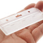 Swiple Card Holder - Rigid Horizontal Half Card Badge Holder - Leaves Mag Stripe Exposed for Easy Swiping (1840-8000)