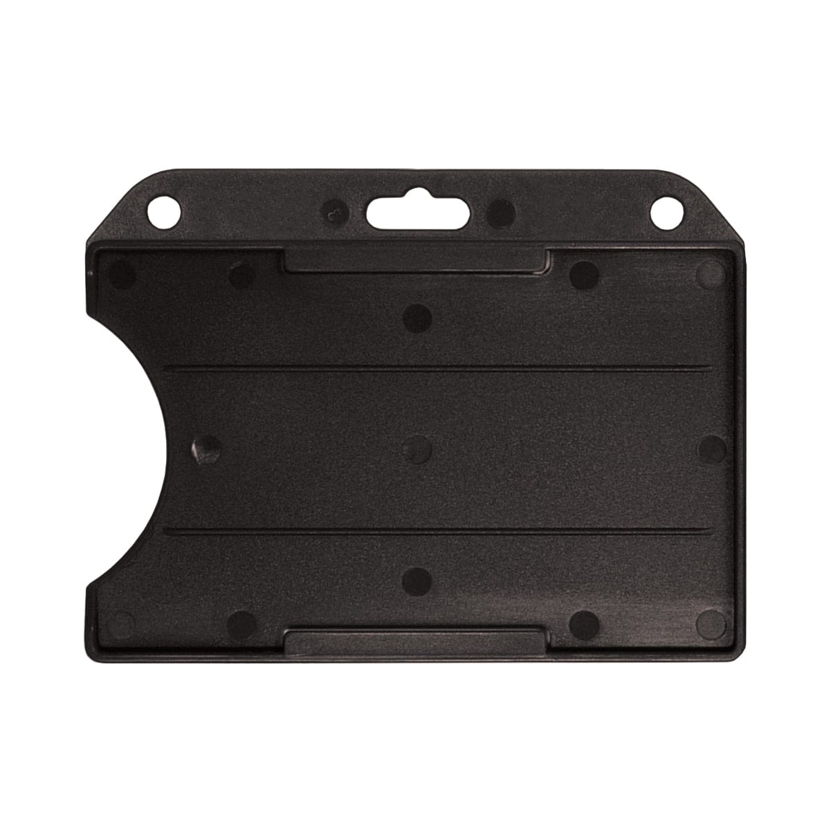 Horizontal Open-Face Rigid Plastic Card Holder (1840-811X)