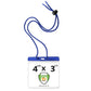 1860-2902 4x3 Event Lanyard with Color Bar and Adjustable Lanyard