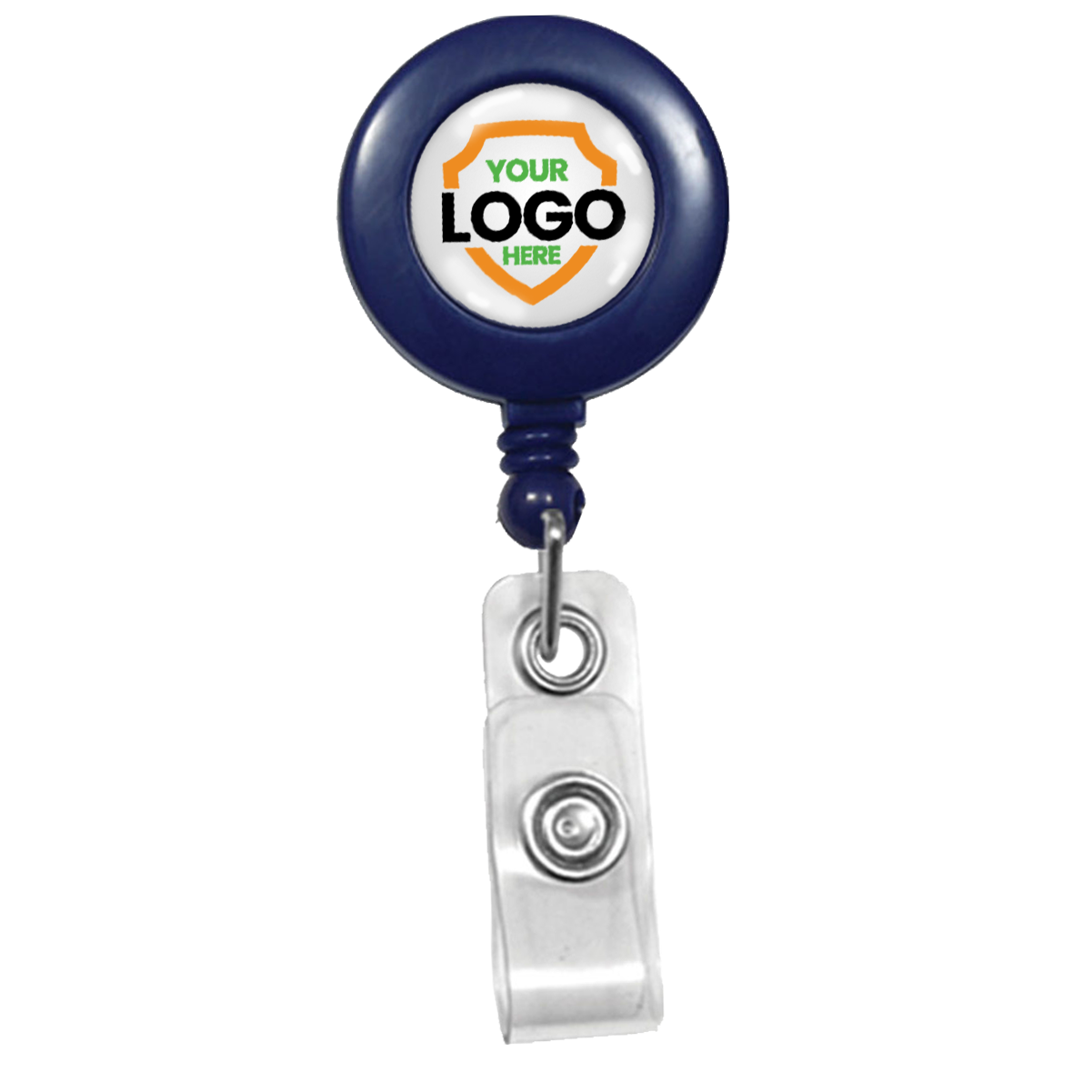 Custom Printed Retractable Badge Reels With Belt Clip - Personalize with Your Brand Logo