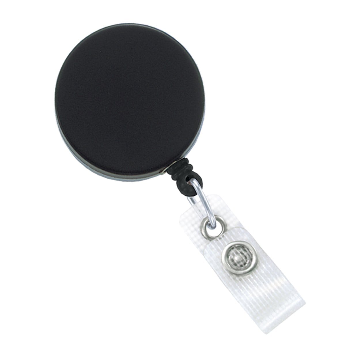 A Black Chrome Heavy Duty Badge Reel with Belt Clip (2120-3300).