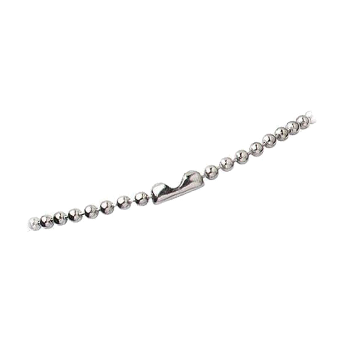 2125-1000 Nickel-Plated Steel 24" Beaded Neck Chain