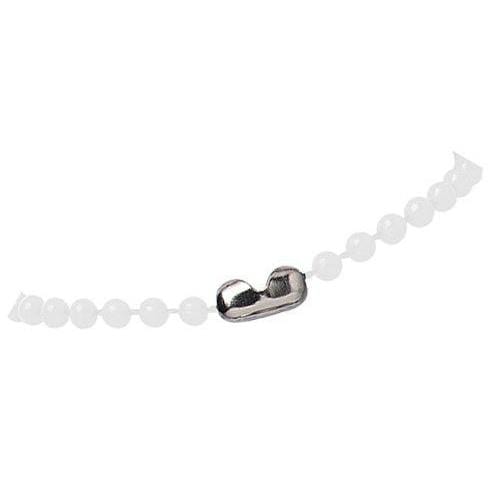 White Plastic Beaded Neck Chain Bead 2130-400X 2130-4008
