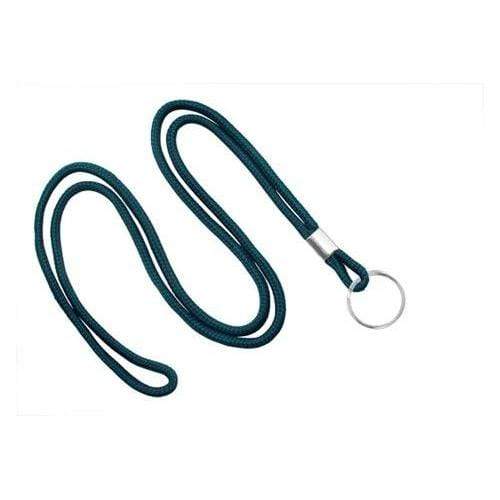 Teal Round Lanyard w Steel Key / Split Ring (P/N 2135-310X) 2135-3116