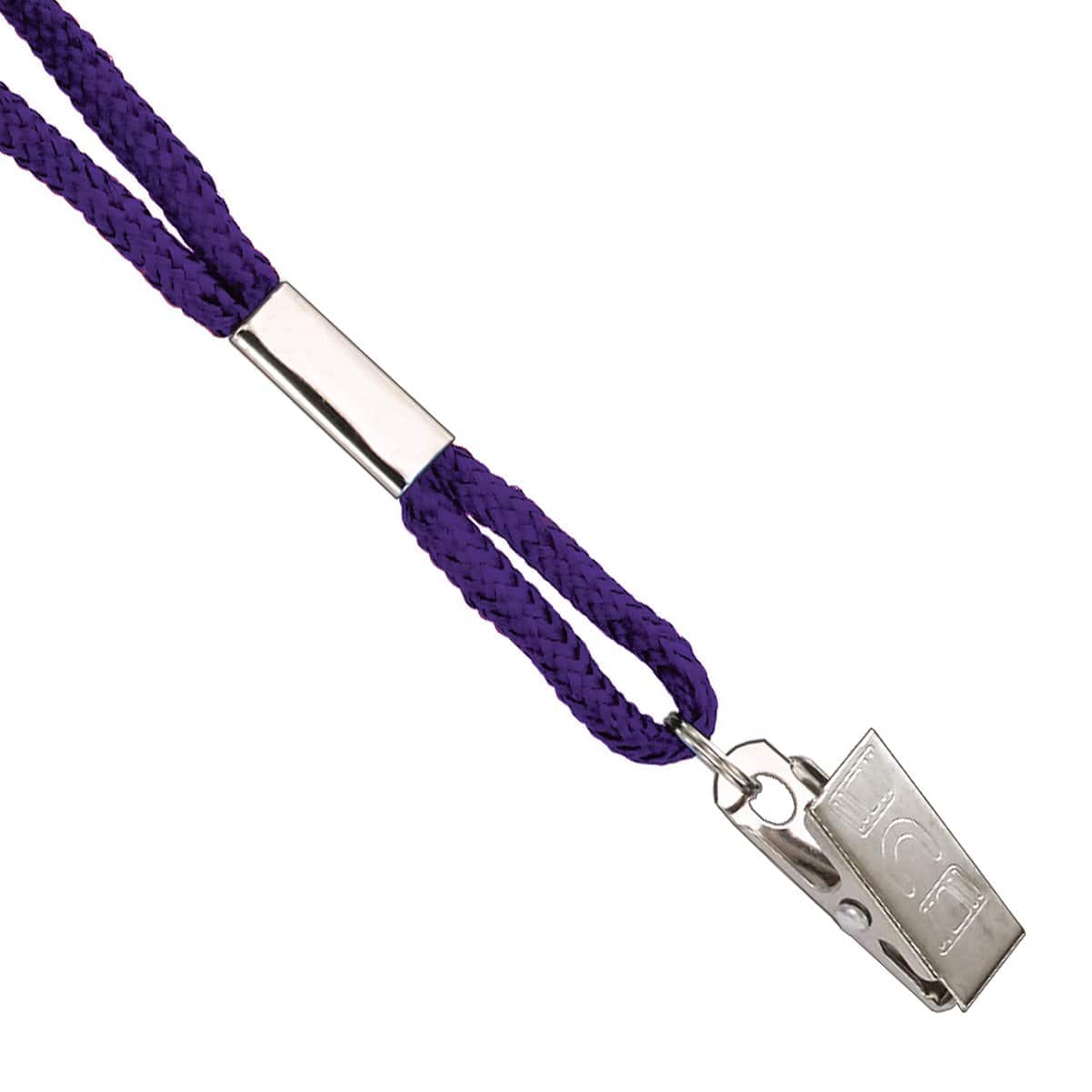 Round Non Breakaway Lanyard With Bulldog Clip (P/N 2135-325X)