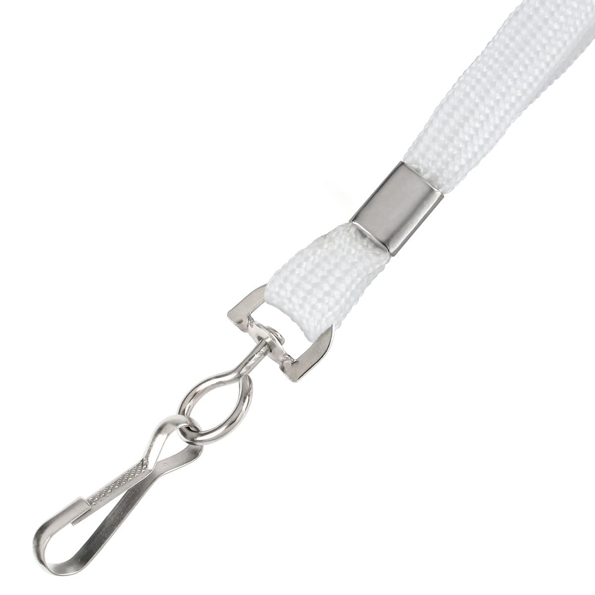 Flat Braid Woven Non-Breakaway Lanyard With a Steel Swivel Hook (P/N 2135-350X)