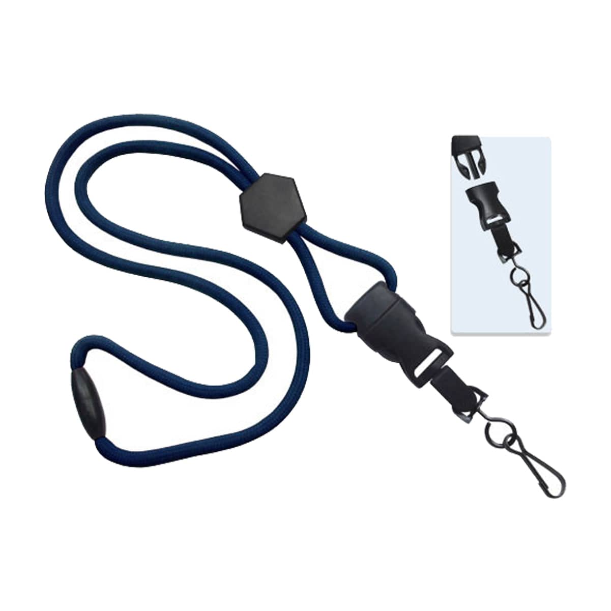 Heavy Duty Breakaway Lanyard With Detachable Swivel Hook (P/N 2135-450X)