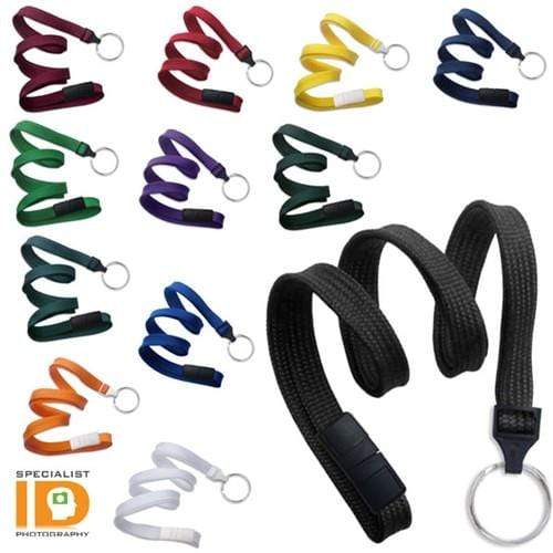 Flat Breakaway Lanyard With Key Chain Split Ring  2137-365X