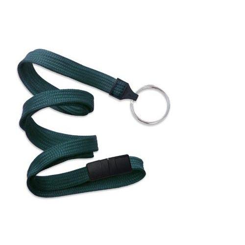 Teal Flat Breakaway Lanyard With Key Chain Split Ring  2137-365X 2137-3666