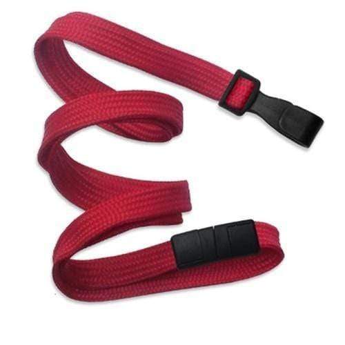 Red MRI Safe Lanyard with Breakaway Clasp & "No Twist" Plastic Hook (2137-474X) 2137-4747