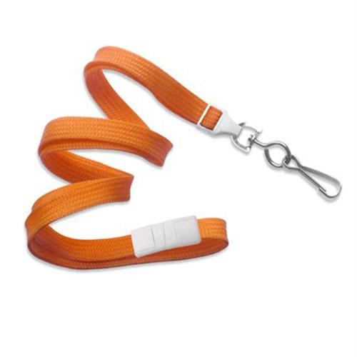 Orange Premium Breakaway Lanyard with Metal Swivel Hook (2137-5001, 50XX) 2137-5005