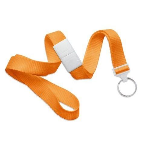 Orange Wide Breakaway Lanyard with Key Ring 2138-365X 2138-3655