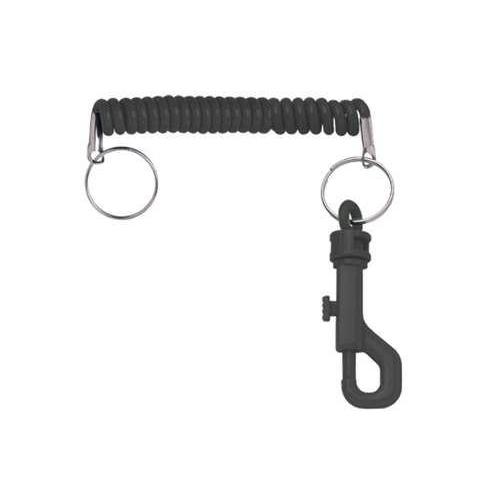 Black Elastic Cord Keychain Set