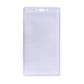 4 X 7 Clear Vertical Large Event Badge Holder (306-4258) 306-4258