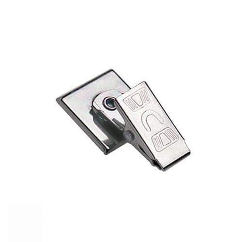 Pressure-Sensitive Nickel-Plated Clip, Embossed "U" Bulldog Clip 5735-2100 