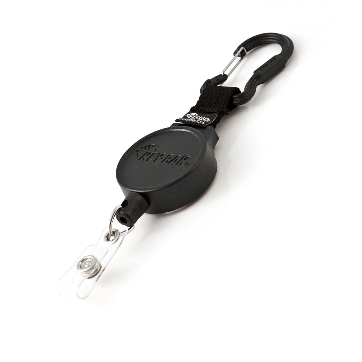 KEY-BAK MID6 Retractable Carabiner Keychain with 36 Retractable Cord, 6  oz. Retraction