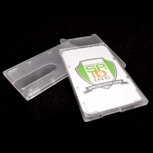 Top Load Rigid Clear Vertical Badge Holder (AC-915) AC-915