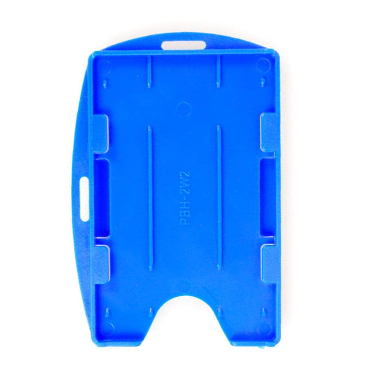 Royal Blue Rigid Open-Faced 2 Card Holder (P/N AH-150) AH-150-RB