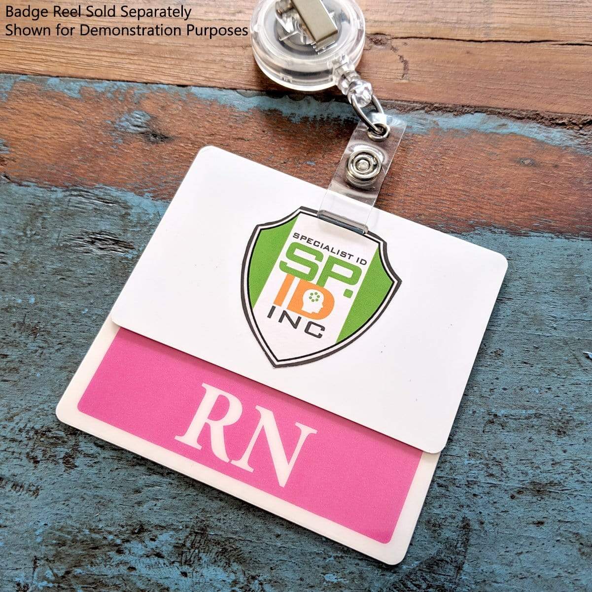 "RN" Registered Nurse Horizontal Badge Buddy