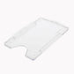 Crystal Clear Rigid Open-Faced 2 Card Holder - Optional Vertical or Horizontal (P/N SPID-150) SPID-150-CRYSTALCLEAR