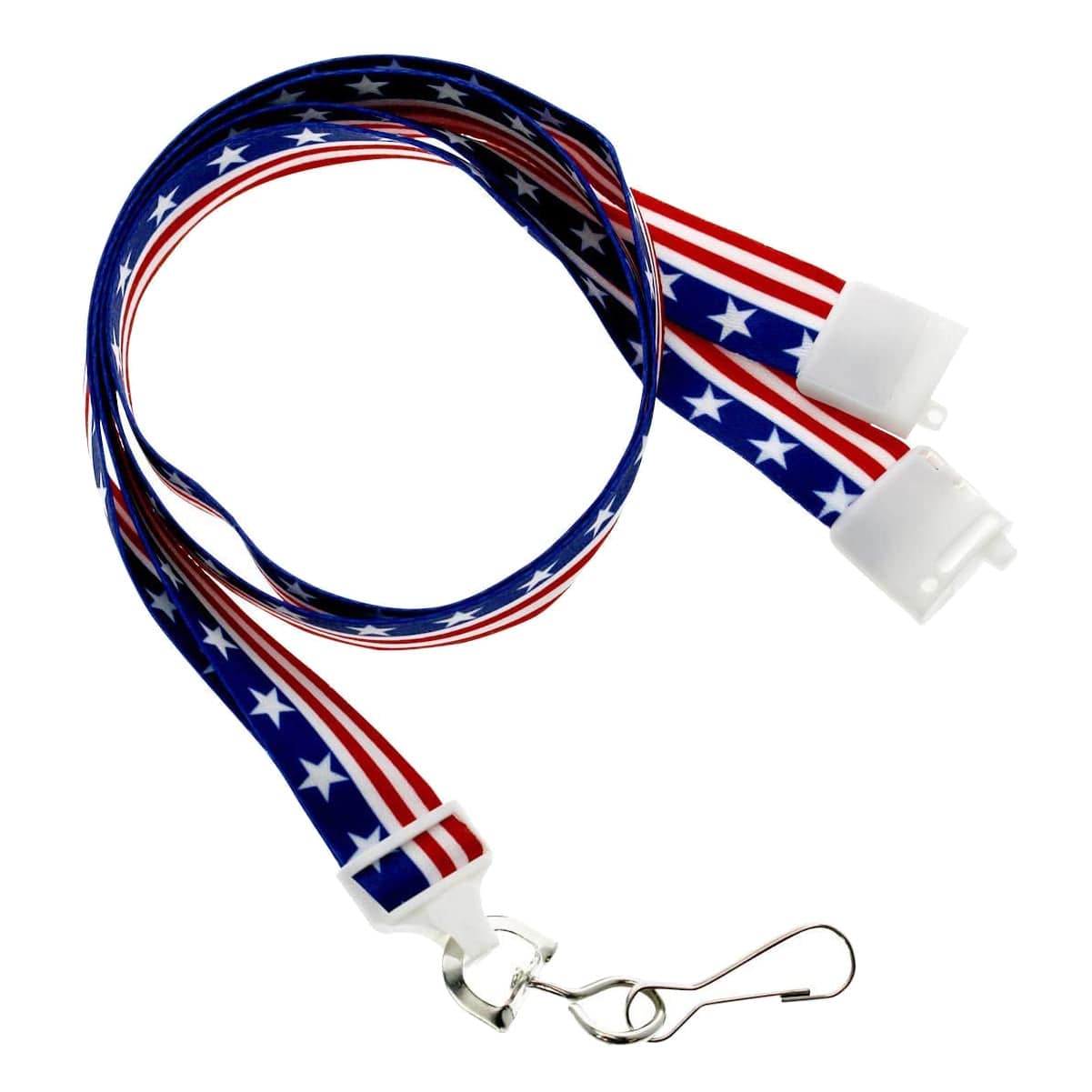 American Flag Breakaway Lanyard with Swivel Hook (P/N 2138-5081) 2138-5081