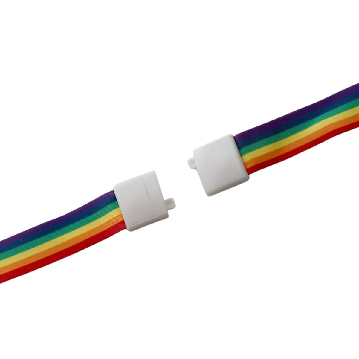 Rainbow Lanyard with Breakaway Clasp and Swivel Hook (P/N 2138-5260) 2138-5260