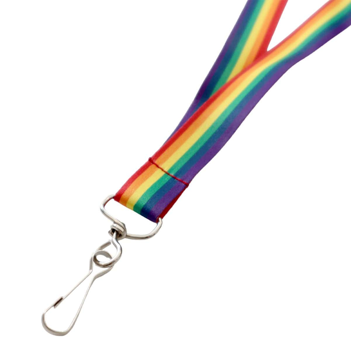 A Rainbow Lanyard with Breakaway Clasp and Swivel Hook (P/N 2138-5260) at the end.
