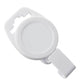 White MRI Safe Badge Reel - Non-Ferrous Metal Retractable Badge Clips with No Twist ID Holder Clip for Imaging Room Techs & Nurses SPID-3320-WHITE