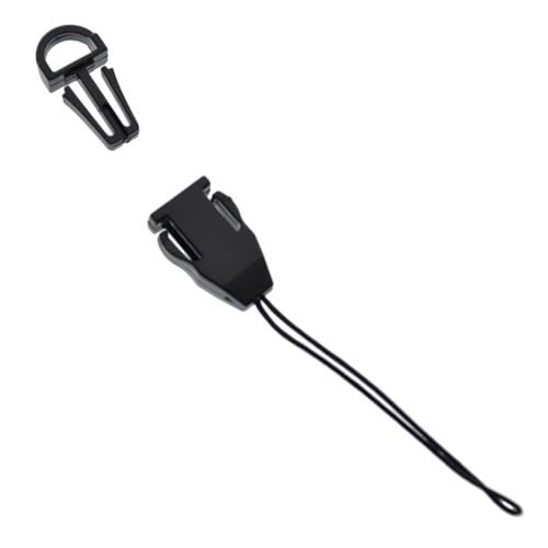 SPID-CPA quick-release loop string adapter with black buckle connector.