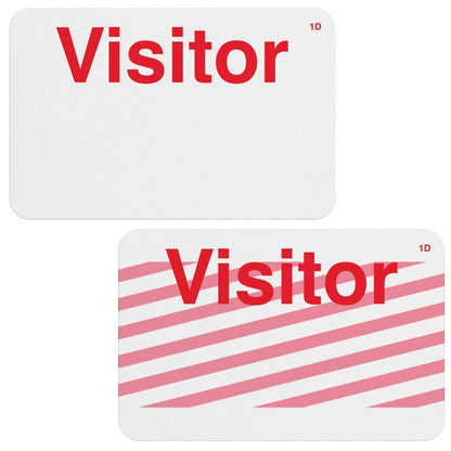 Visitor One Step Manually-Issued Self-Expiring Badges, Box of 500 (P/N T200X) T2003