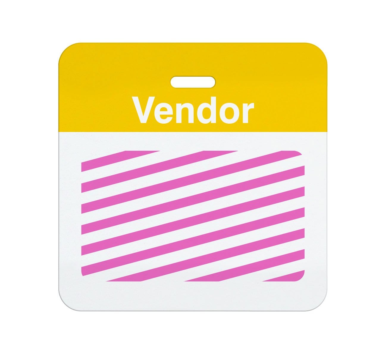 Vendor Preprinted Self-Expiring Badge Backpart, Box of 1000 (P/N T59XX) T5937A