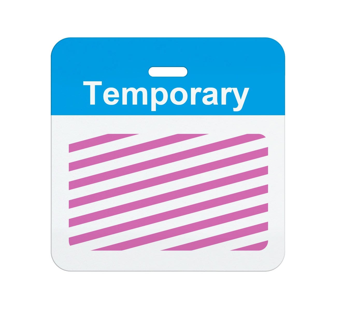 Temporary Preprinted Self-Expiring Badge Backpart, Box of 1000 (P/N T59XX) T5938A