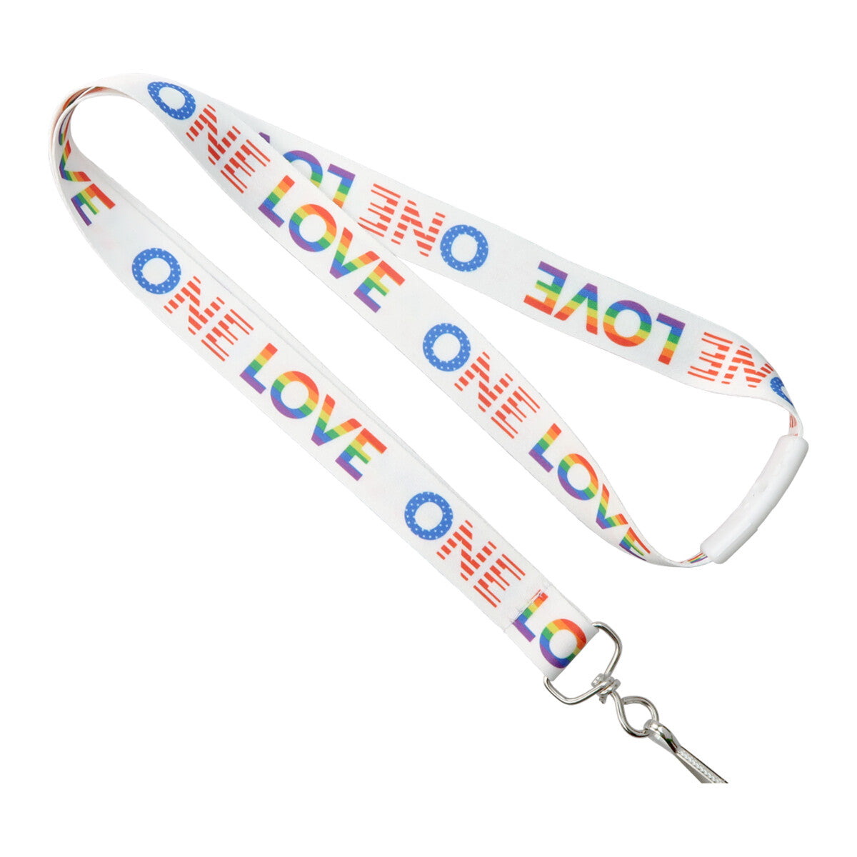 Dye sublimation lanyard