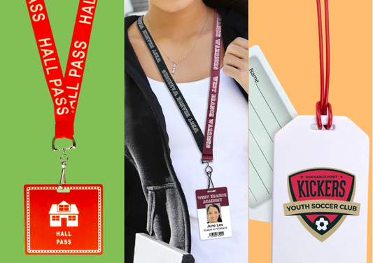 custom ID products for school clubs and activities