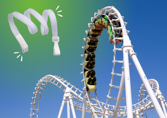 roller coaster track at Amusement Park