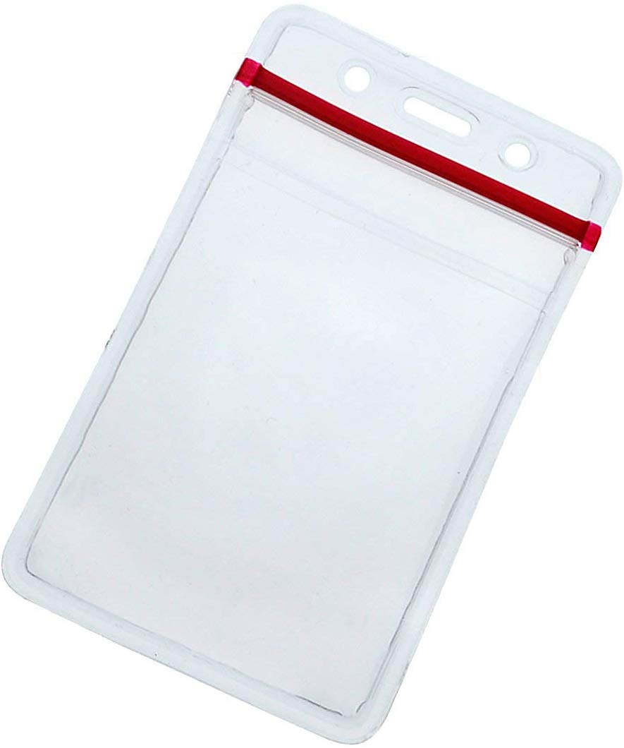 Vinyl Badge Holders, Zipper Closure Card Holders, Armband ID Badge