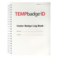 Non-Expiring Visitor Badge and Log Book - 500 Badges (05751)
