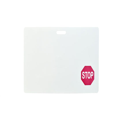 TEMPbadge 05864 STOP Sign Expiring Spot Badge Back, view 2